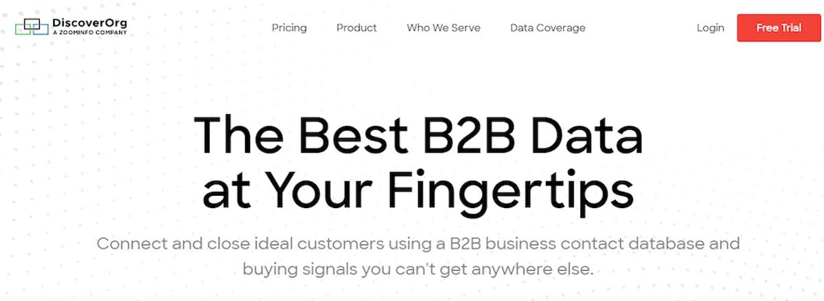 14 Best B2B Intent Data Providers for Sales Teams - DiscoveryOrg