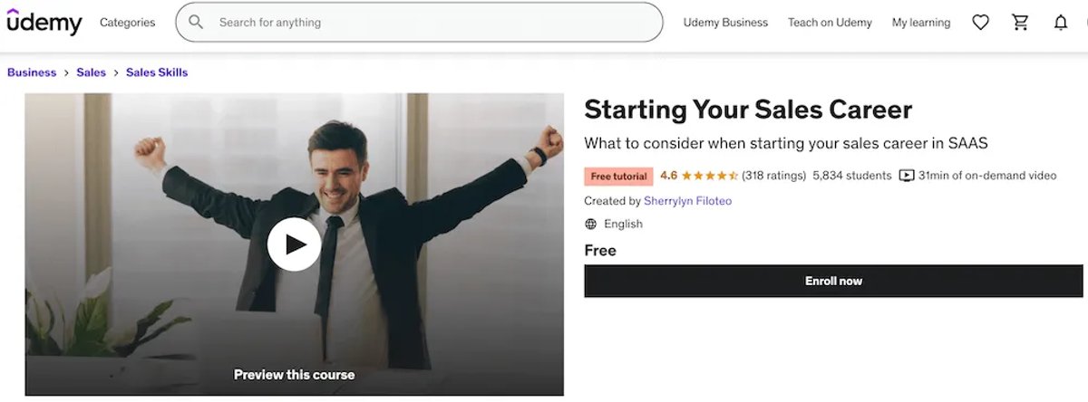 Best 15 Sales Courses to Consider in 2023 - Starting Your Sales Career