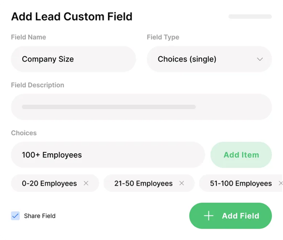 Add Custom Field in Close CRM