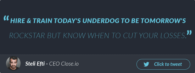 Sales Team Hiring: How to Handle Underdogs