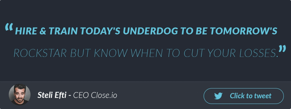Sales Team Hiring: How to Handle Underdogs