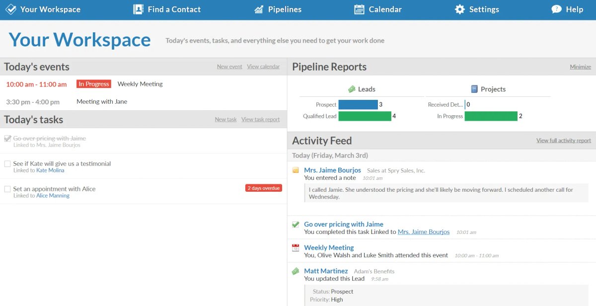 less annoying CRM dash Hubpspot alternative