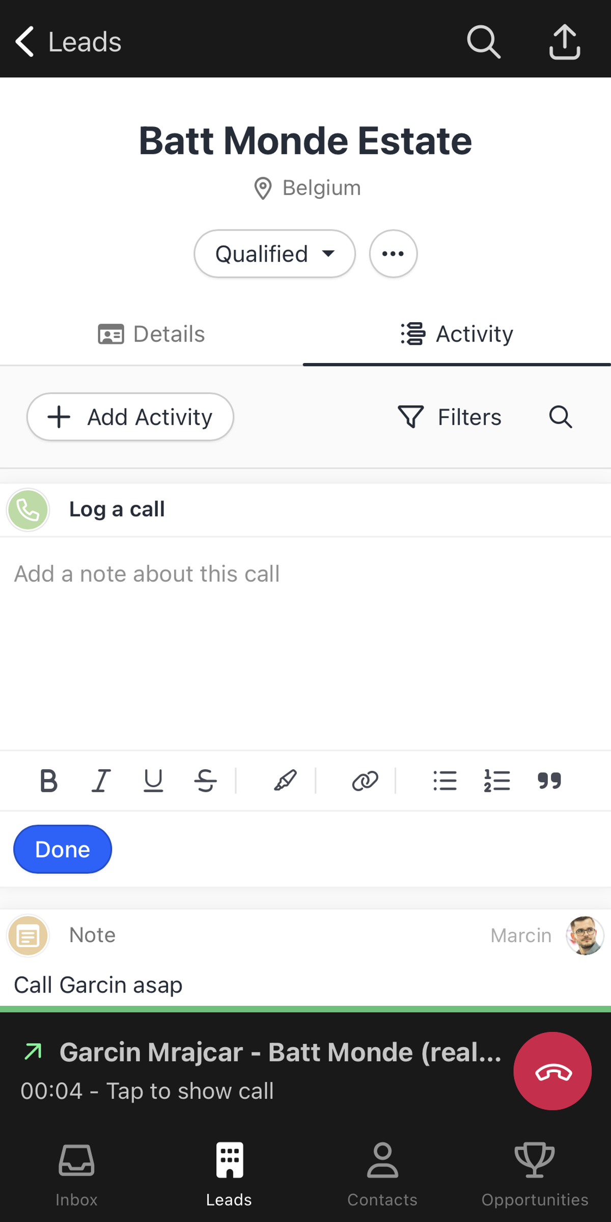 Close iOS App - Outbound Calling