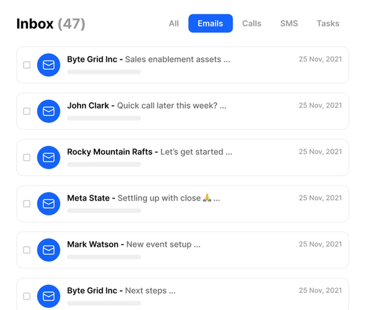 Close-inbox