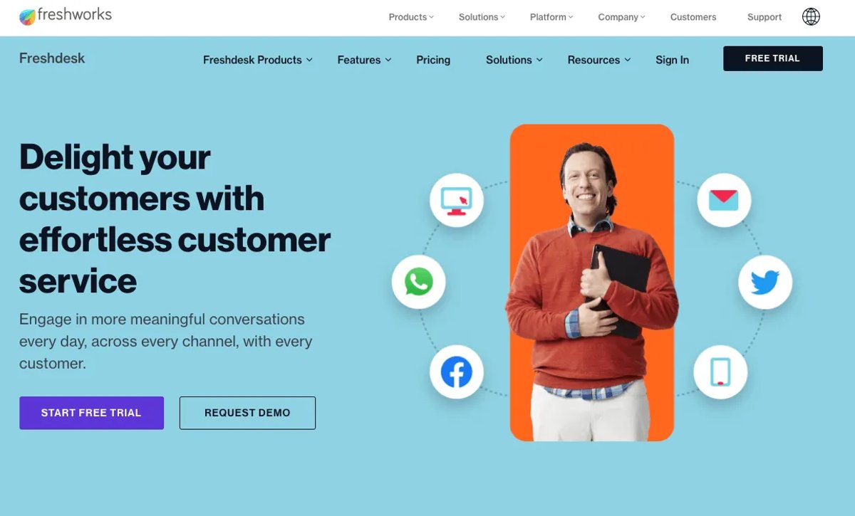 Freshdesk service crm