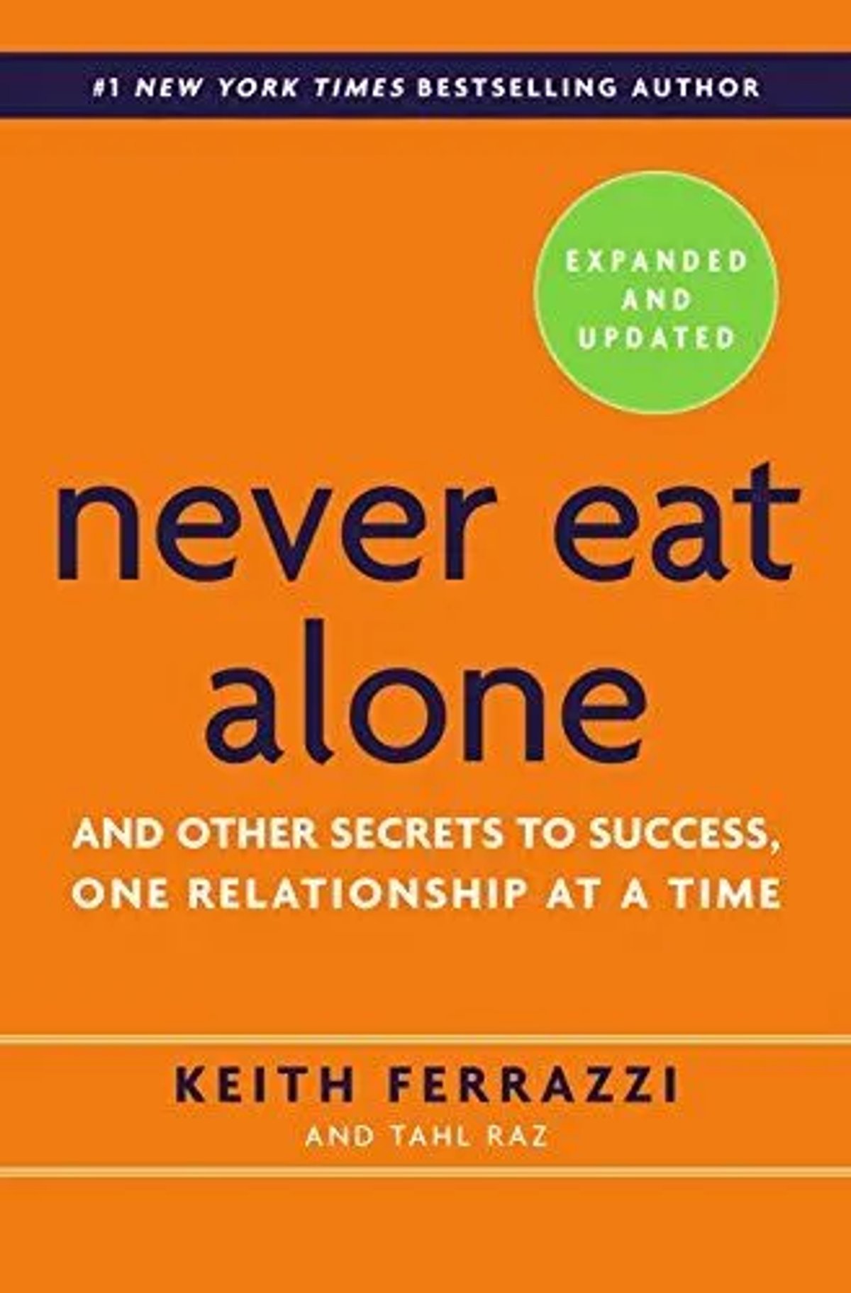 Great Sales Books to Improve Your Mindset - Never Eat Alone.
