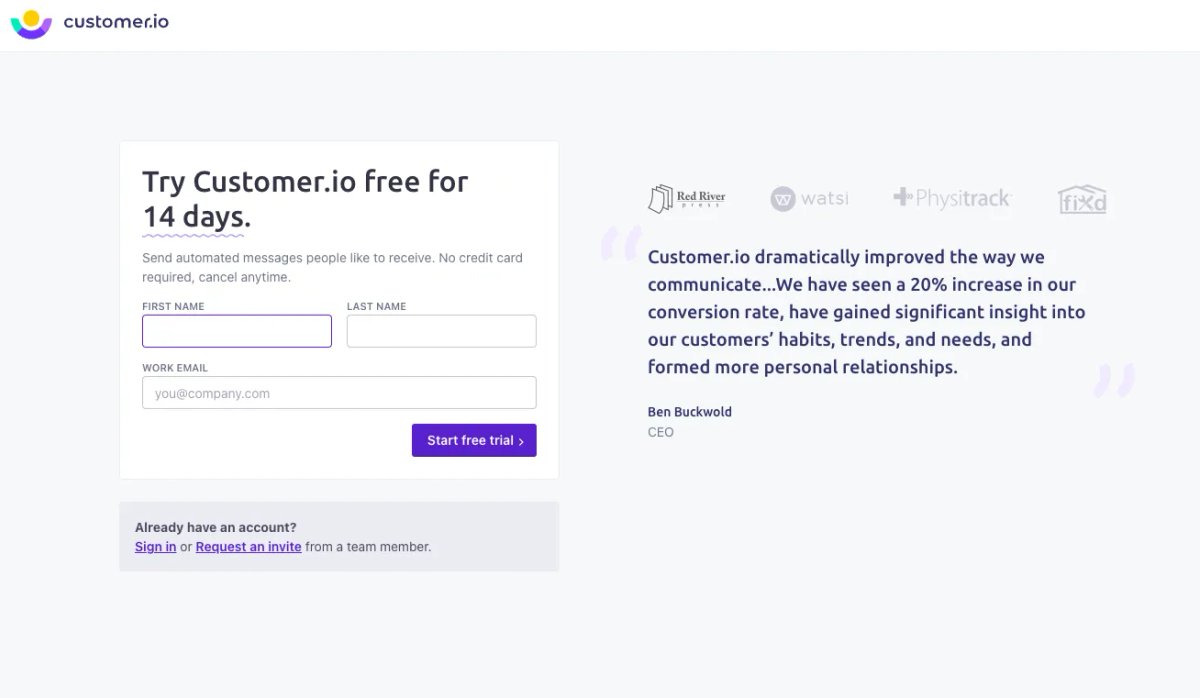 Give People Reasons to Trust You - Customer.io