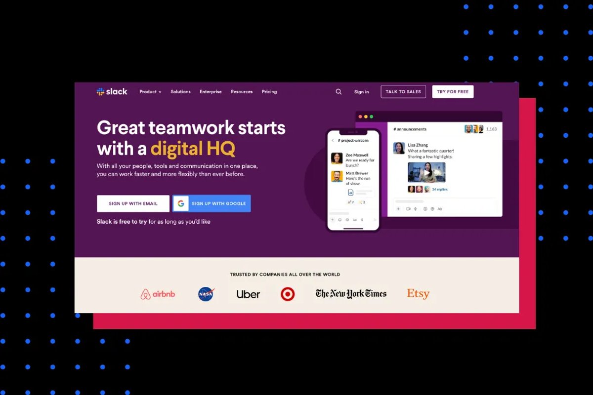 Slack Communication Tool for Sales Teams