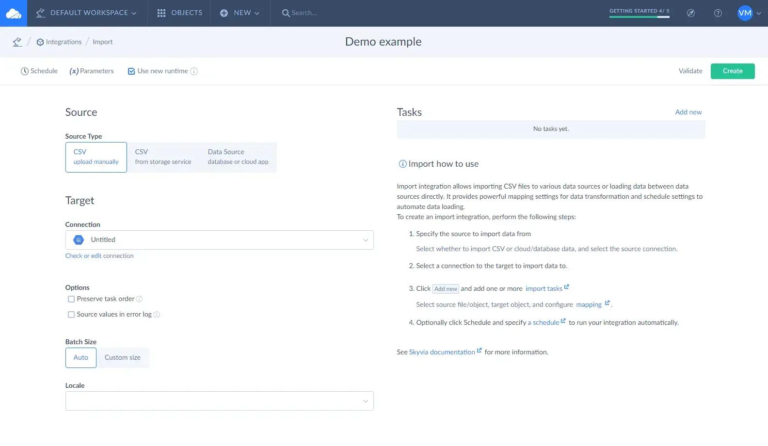 Skyvia screenshot