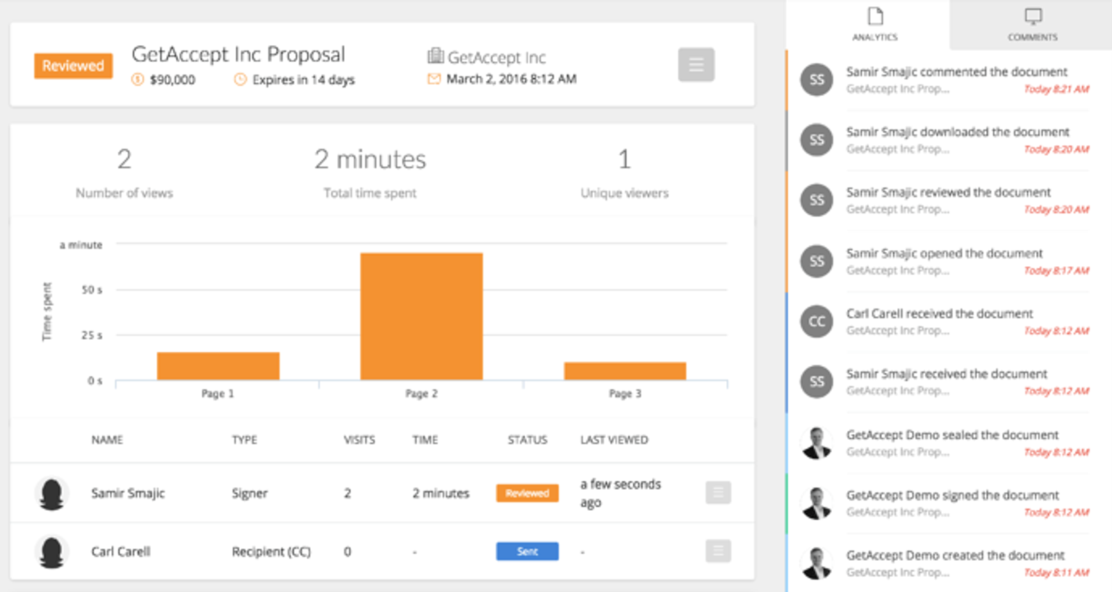 GetAccept screenshot