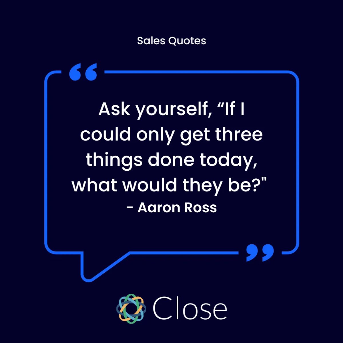 sales quotes aaron ross