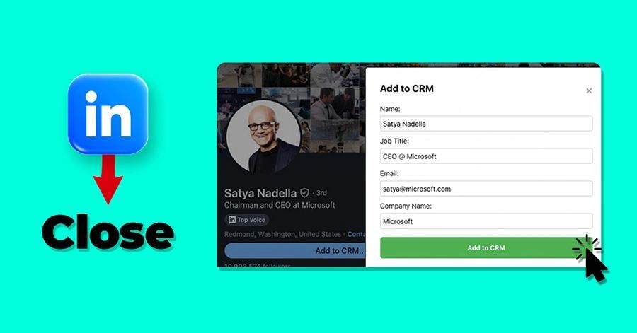 AddtoCRM screenshot
