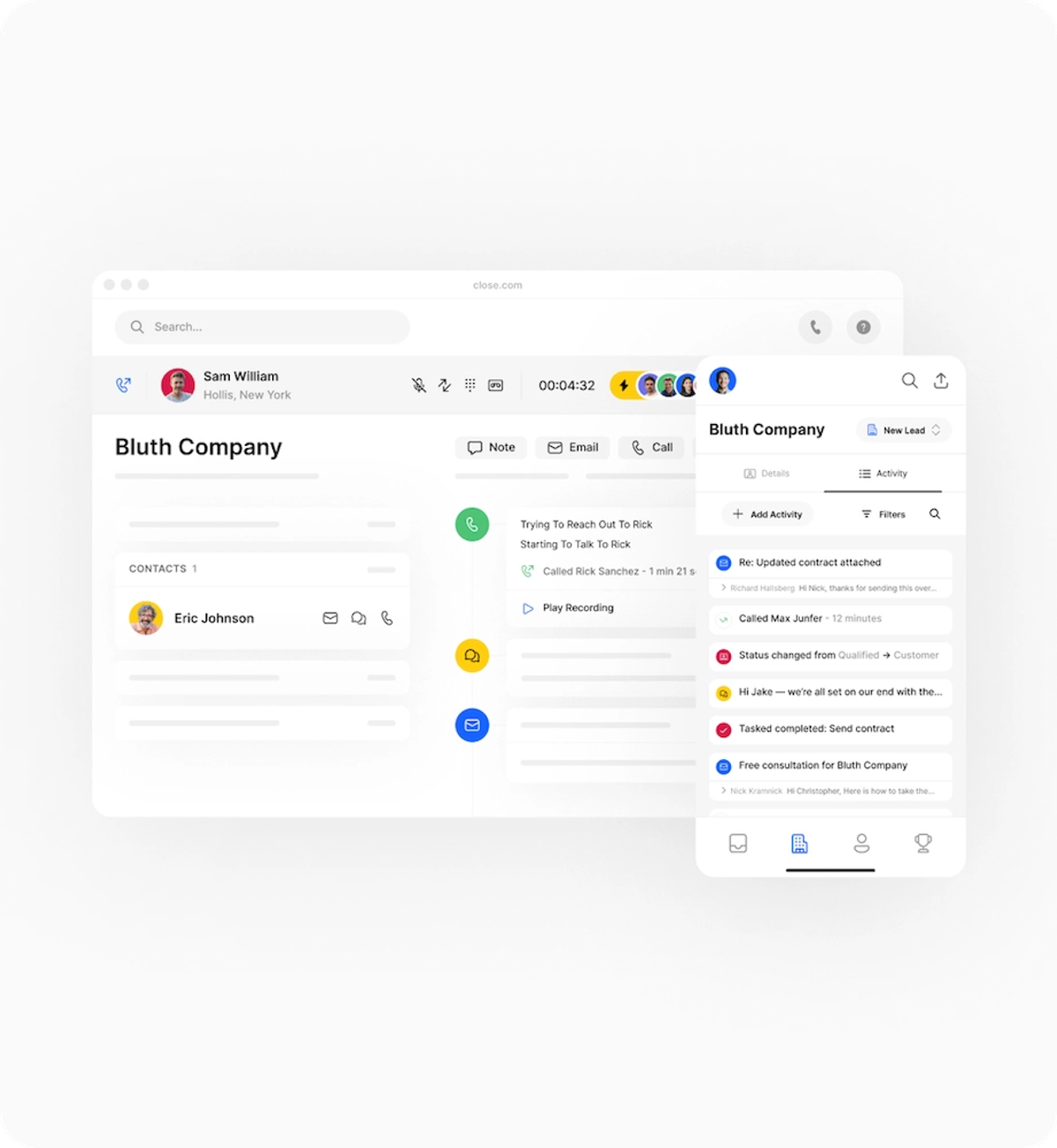 Pro Tips for Managing Sales Team - Use Close CRM Mobile App