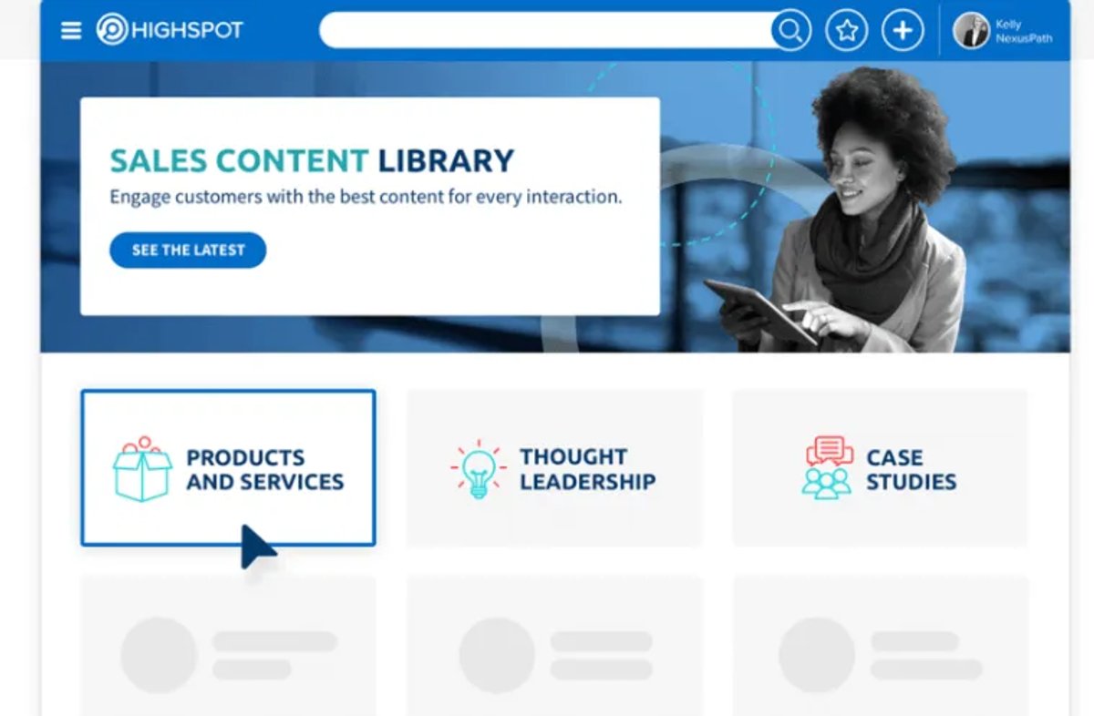 highspot sales enablement tool