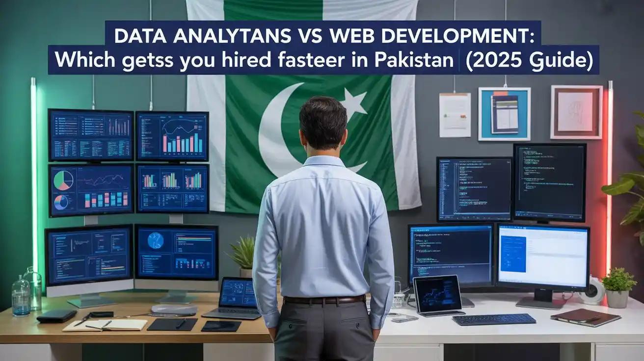 Data Analytics vs Web Development: Which Gets You Hired Faster in Pakistan (2025 Guide)