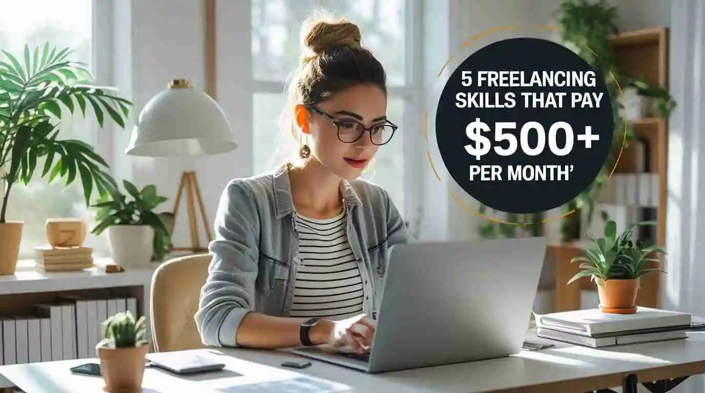 5 Freelancing Skills That Pay You $500+ Per Month