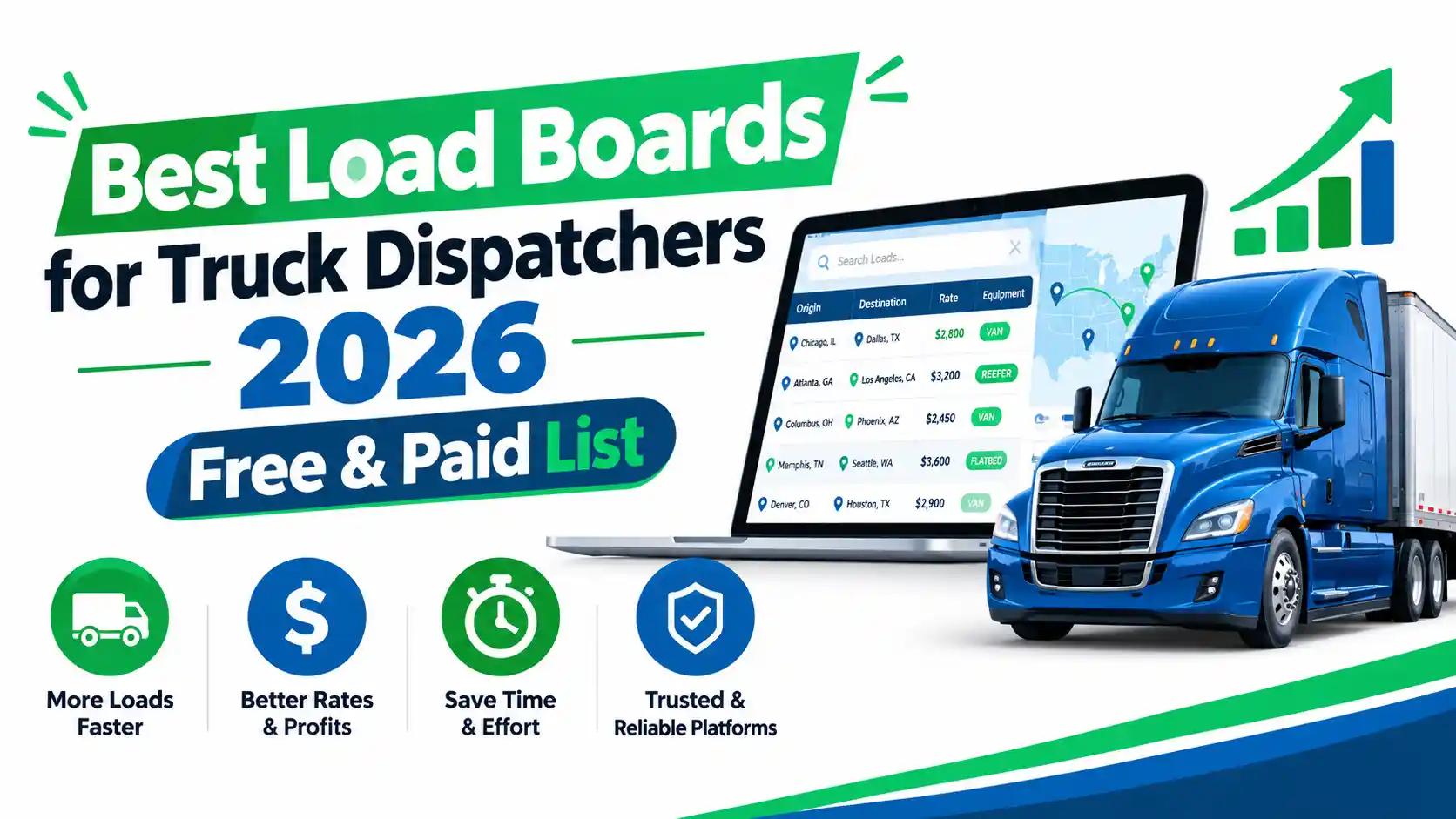 Best Load Boards for Truck Dispatchers 2026 | Free & Paid List