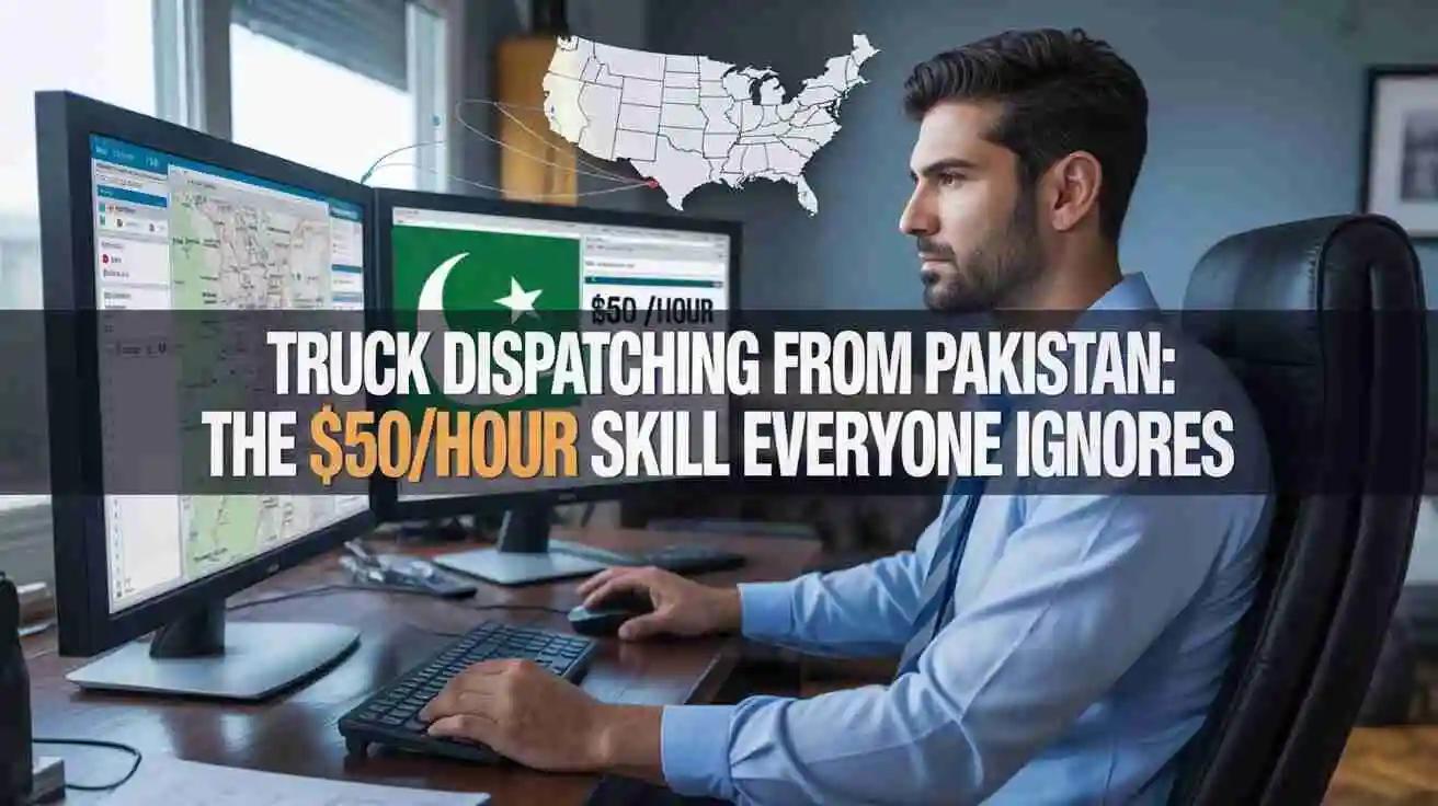 Truck Dispatching from Pakistan: The $50/Hour Skill Everyone Ignores