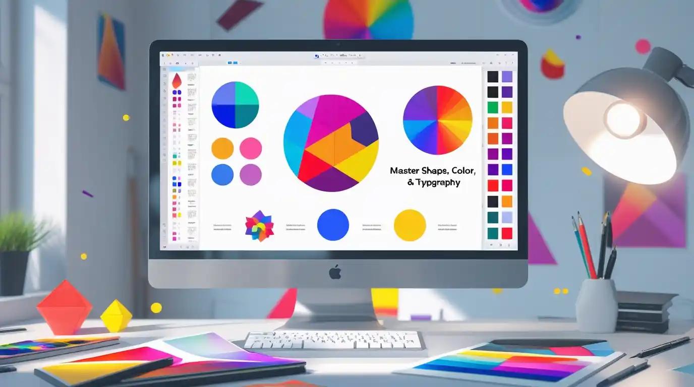 Graphic Design Fundamentals: Shape, Color, Typography – Your Complete Guide to Mastering Visual Design