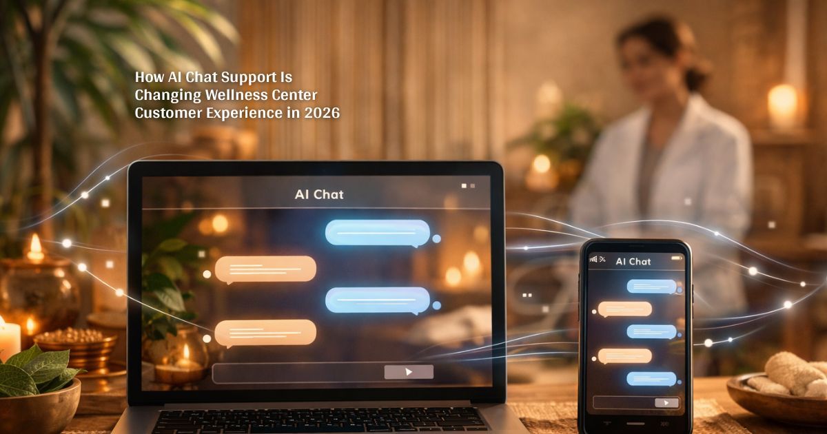 AI chat support for wellness centers improving customer experience