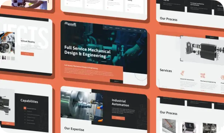 Corporate website for Riganelli