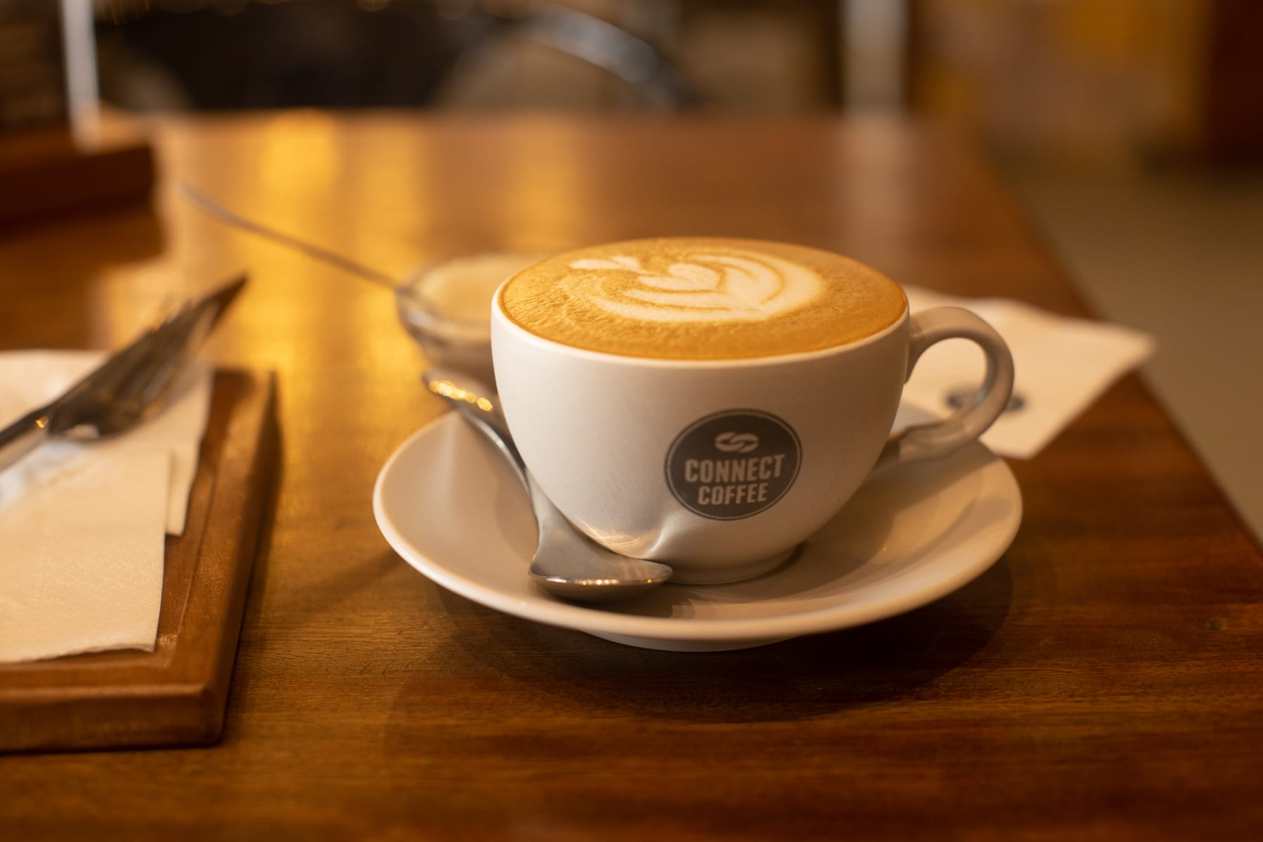Coffee served at Connect Coffee Juba