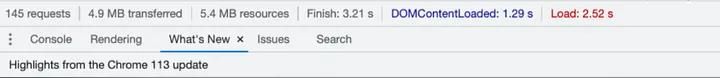 Transferred data size prior to enabling of component lazy loading — Chrome’s Network tab.