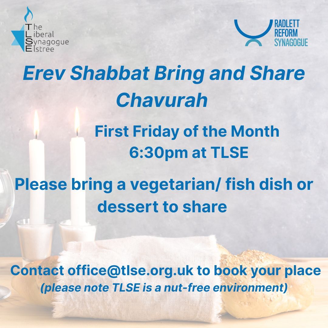 Erev Shabbat Bring and share Chavurah