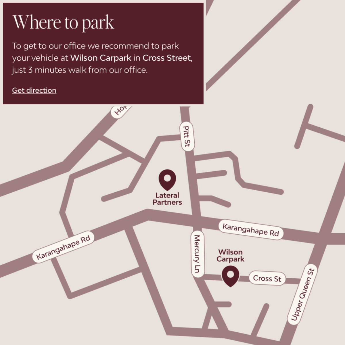 Where to park map