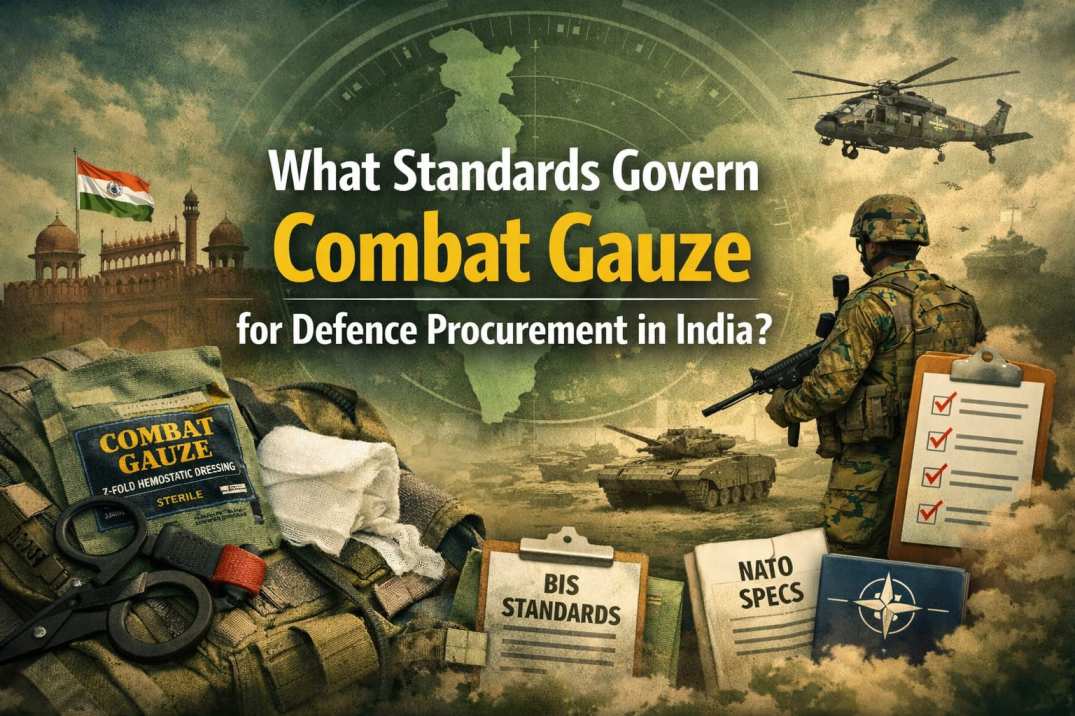 What Standards Govern Combat Gauze for Defence Procurement in India?