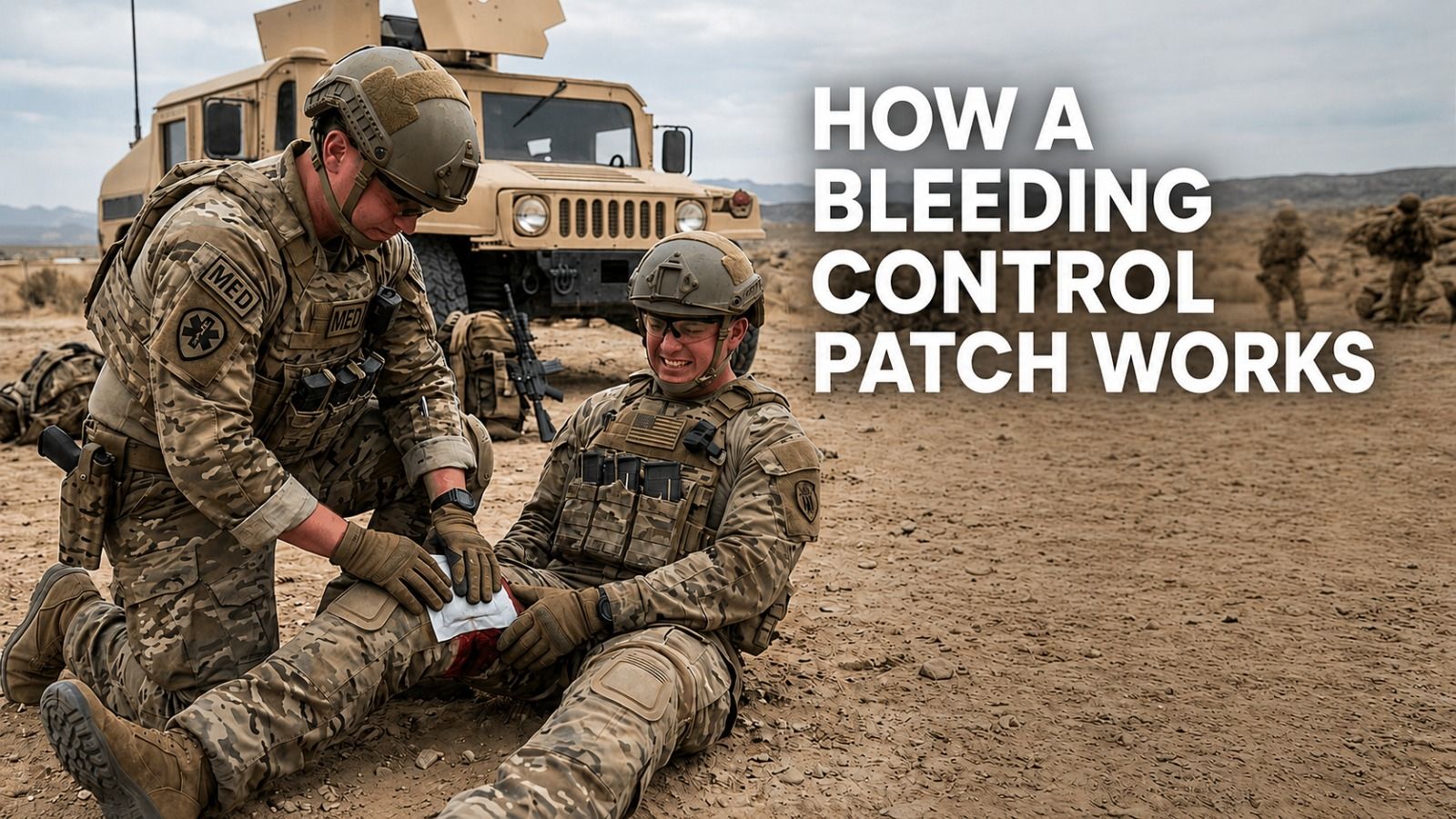 How Does a Bleeding Control Patch Work for Military Units?