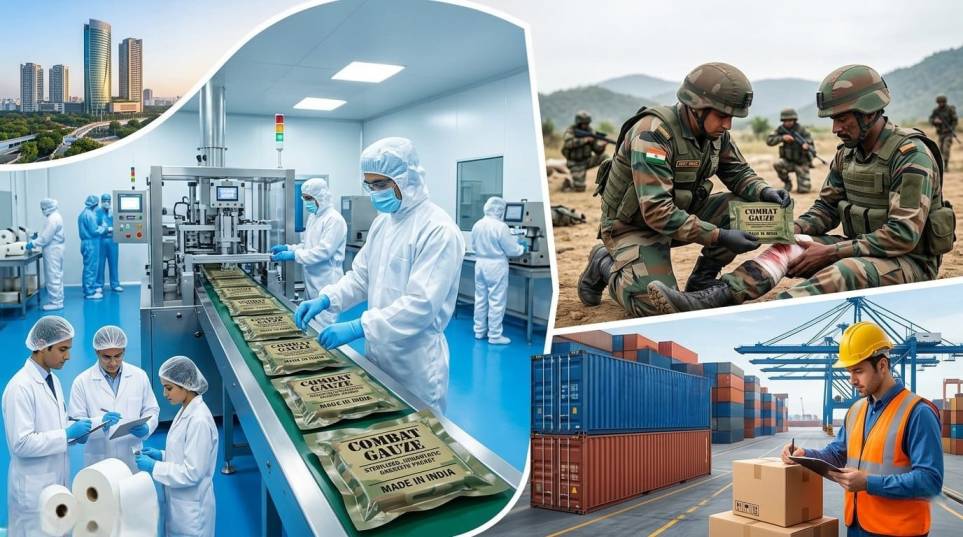 Why Source from a Combat Gauze Supplier in India?