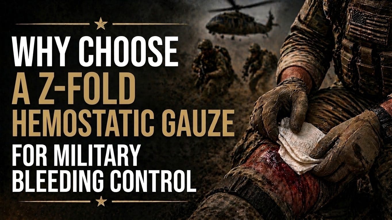 Why Choose a Z-Fold Hemostatic Gauze for Military Bleeding Control