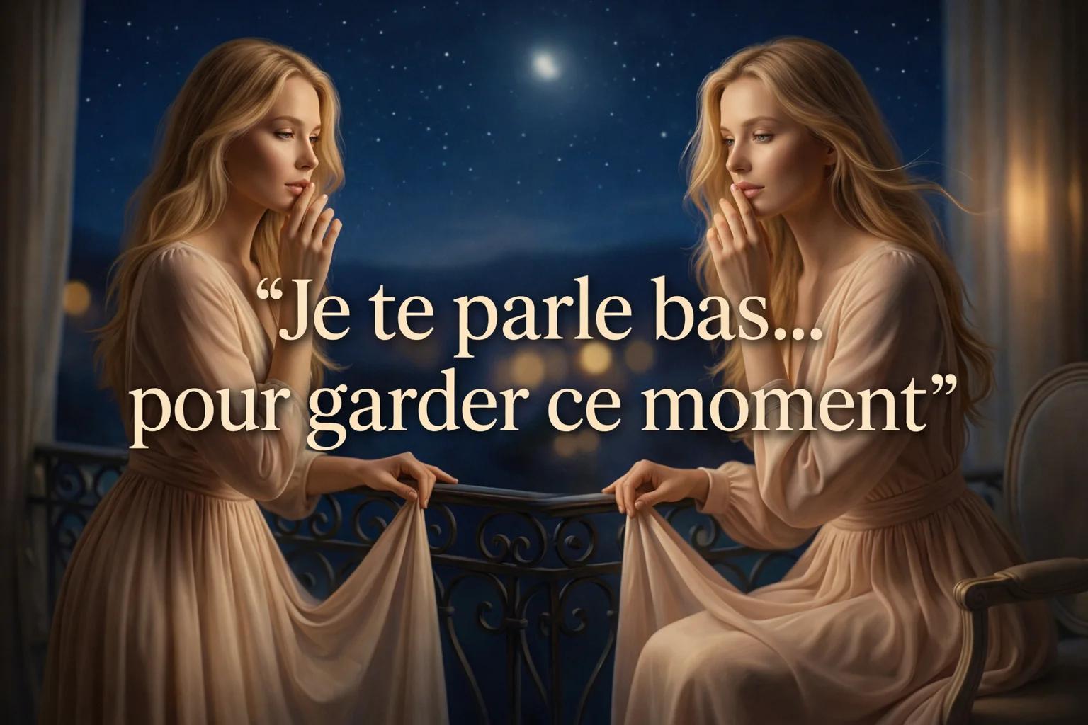 Je te parle bas… pour garder ce moment — Poème d'amour doux | Poem For You