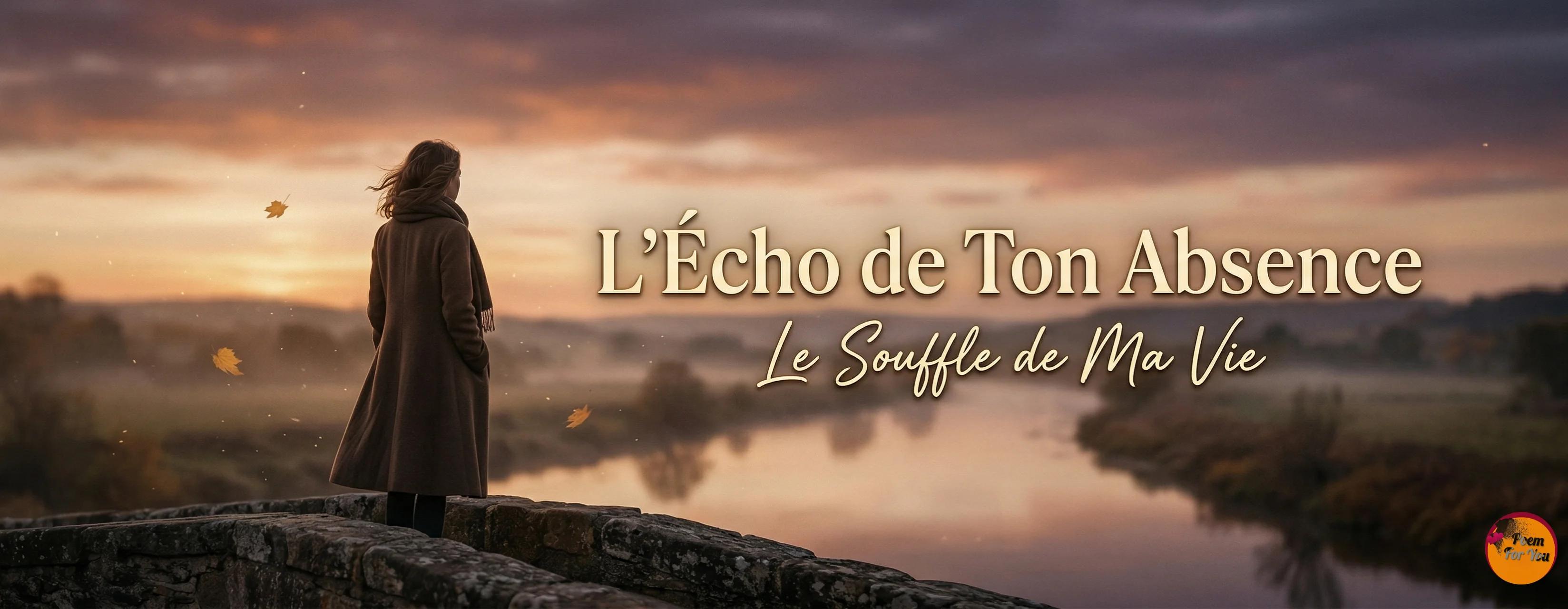 Je t'aime dans le silence que ton absence laisse en moi — Poème d'amour absolu | Poem For You