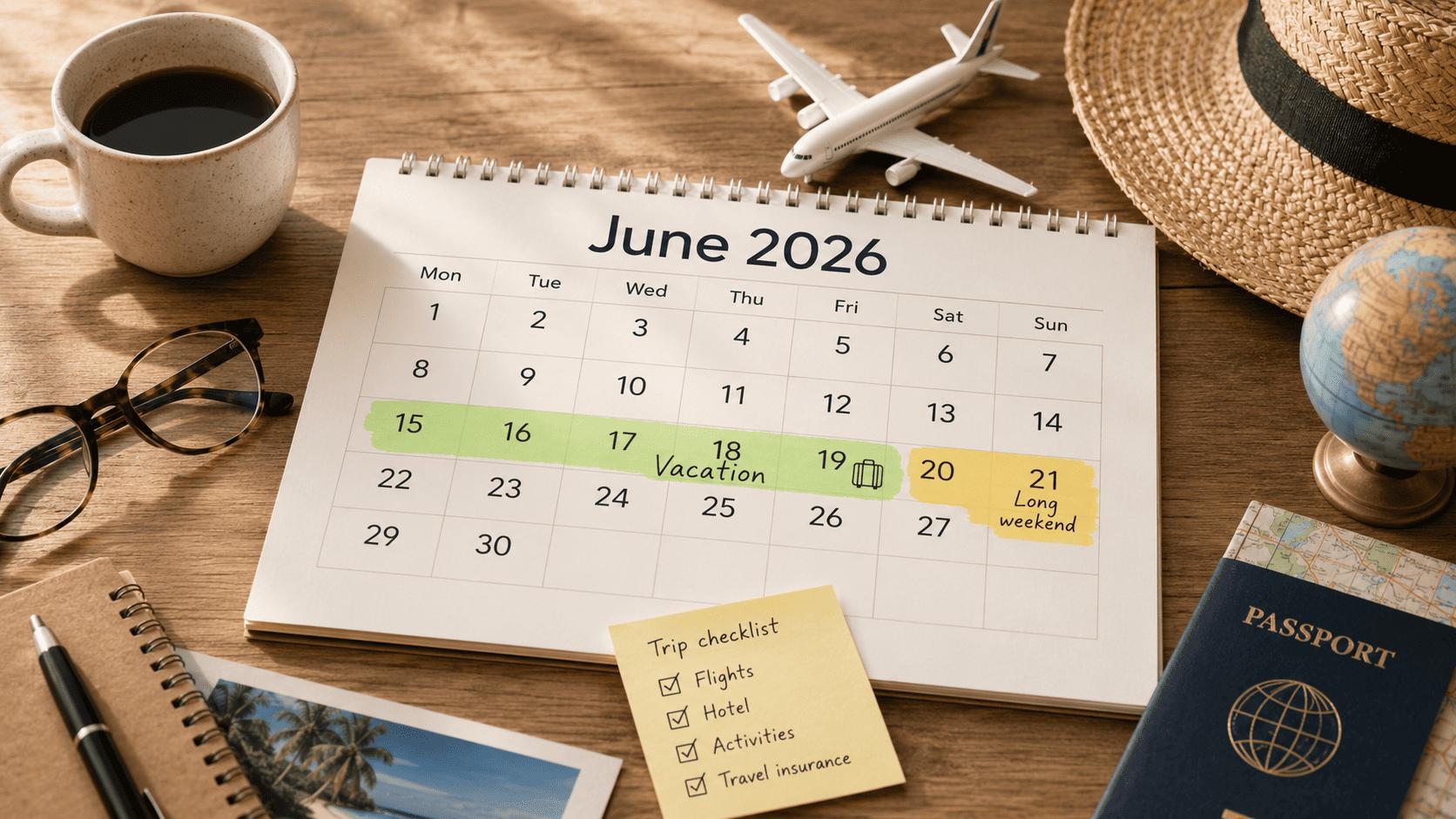 Optimising your leave in 2026 with public holidays and travelling without stress