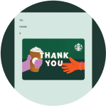 Starbucks Card - Thank You