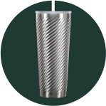 Textured Stainless-Steel Cold Cup - 24 fl oz