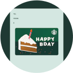 Starbucks Card - Birthday