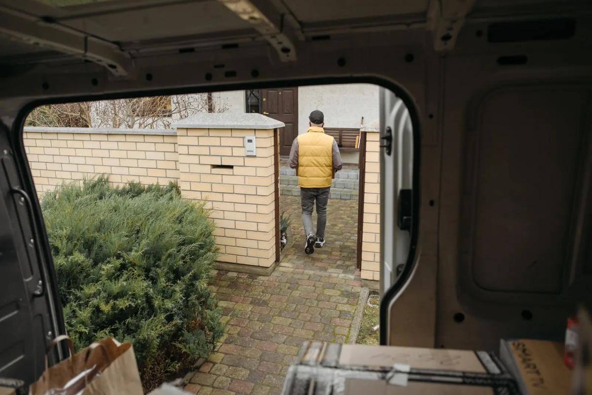 Sameday delivery detail tijdens zakelijke levering
