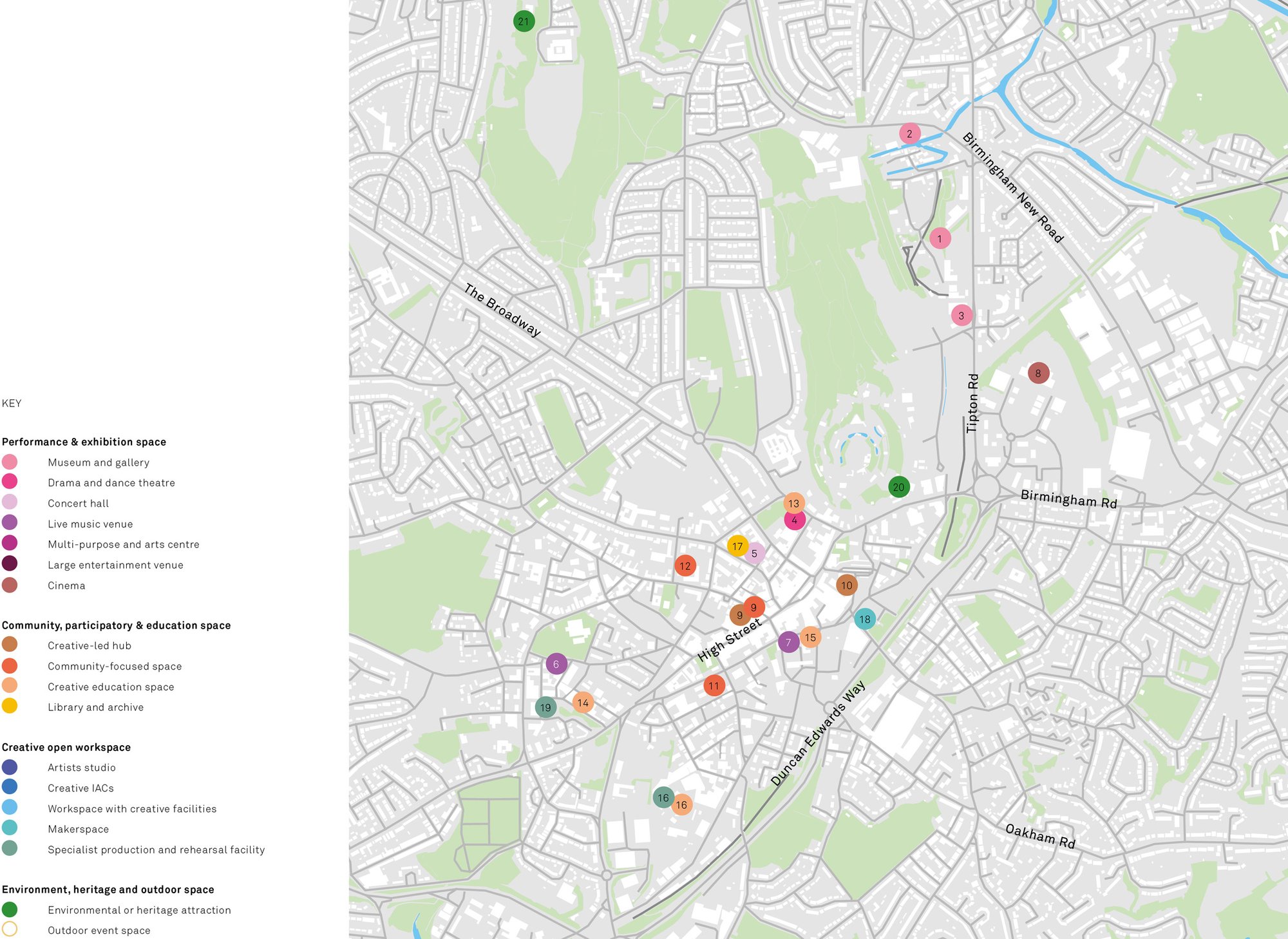 West Midlands Cultural Infrastructure Map – We Made That