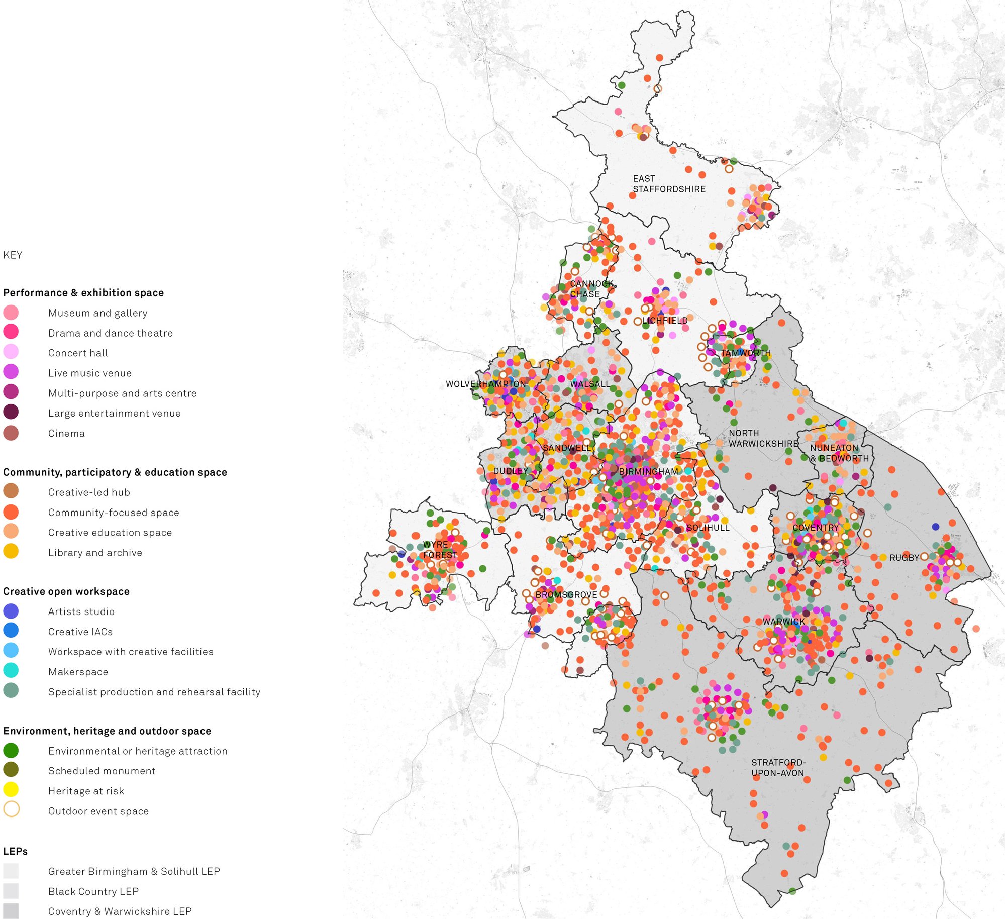 West Midlands Cultural Infrastructure Map – We Made That