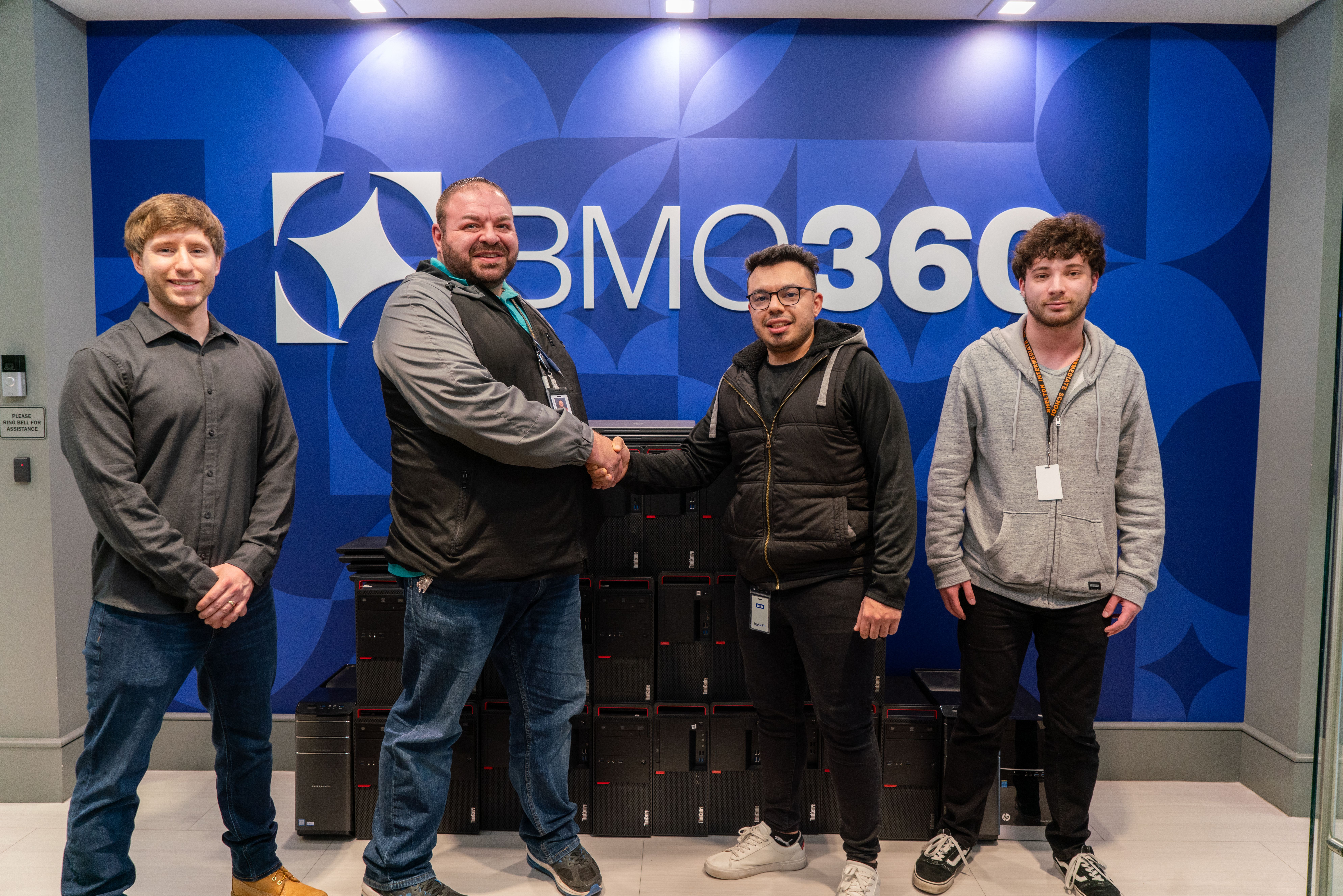 BMG360 IT team donates computers and other tech to Shelton Public Schools