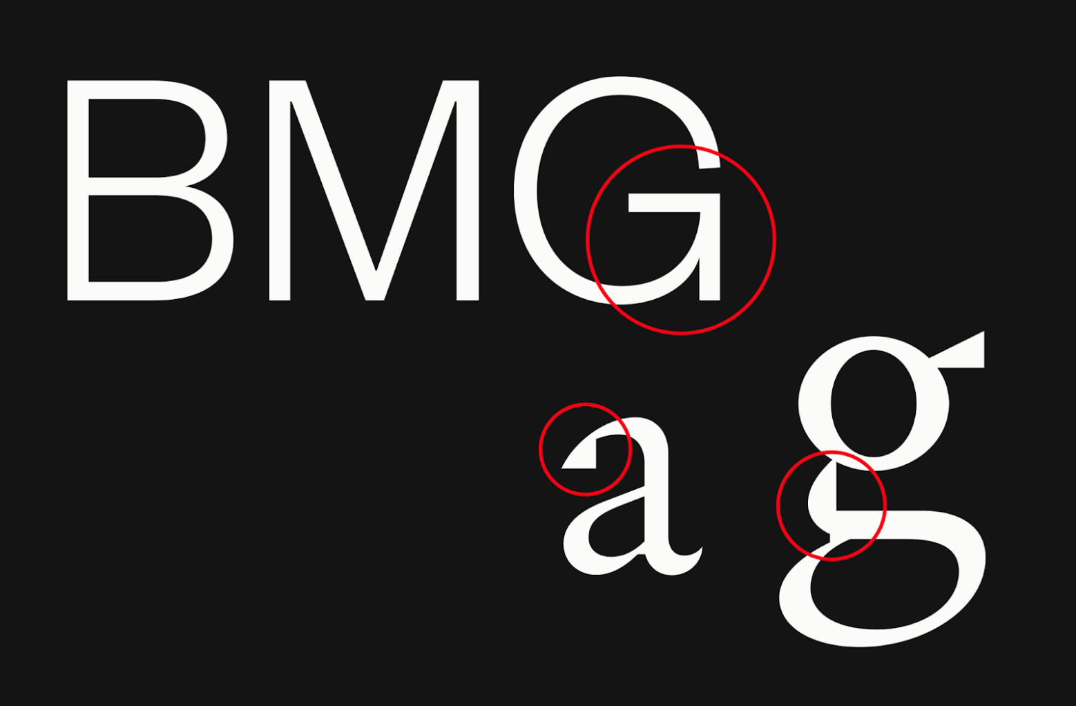 BMG360 fonts