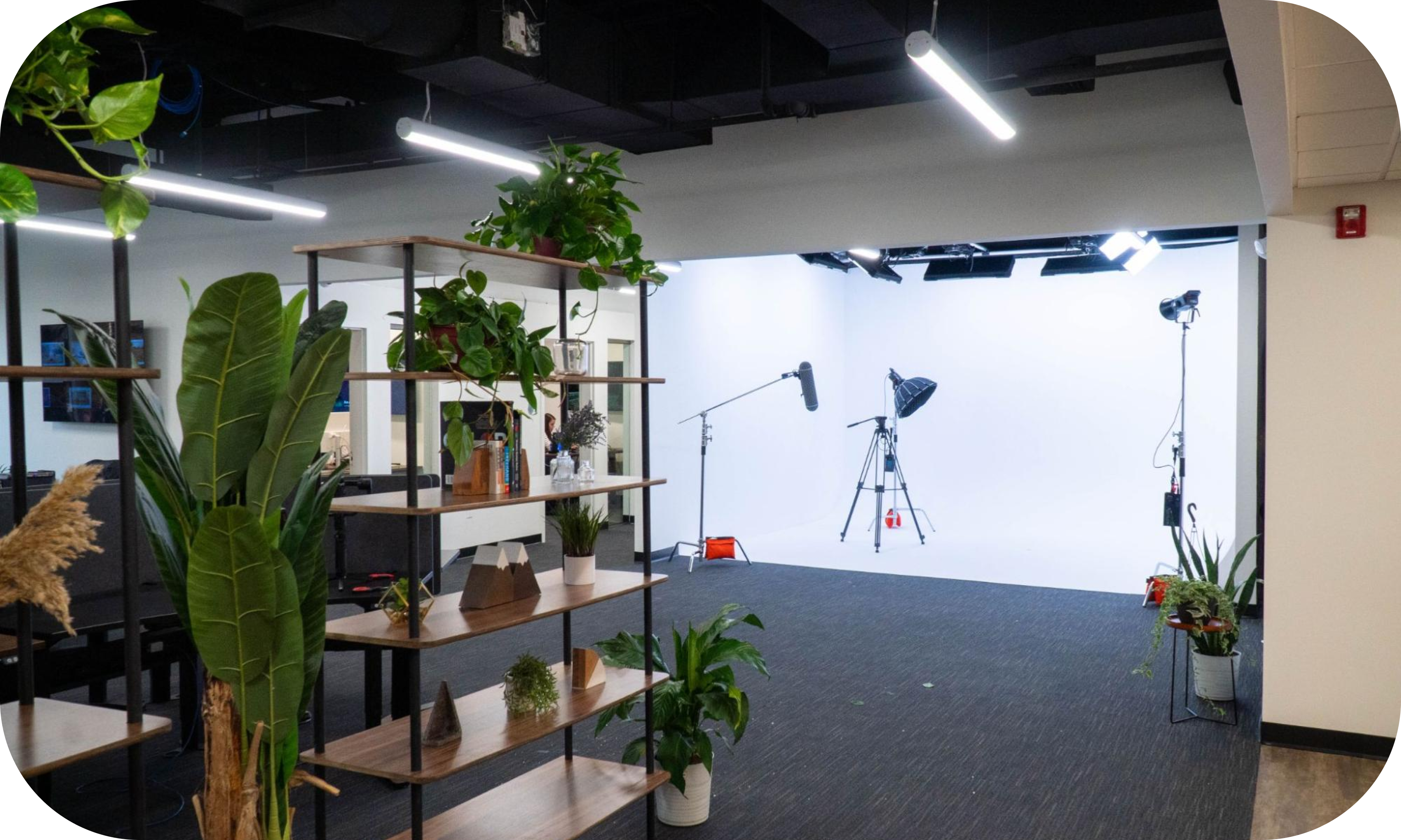 a filming studio
