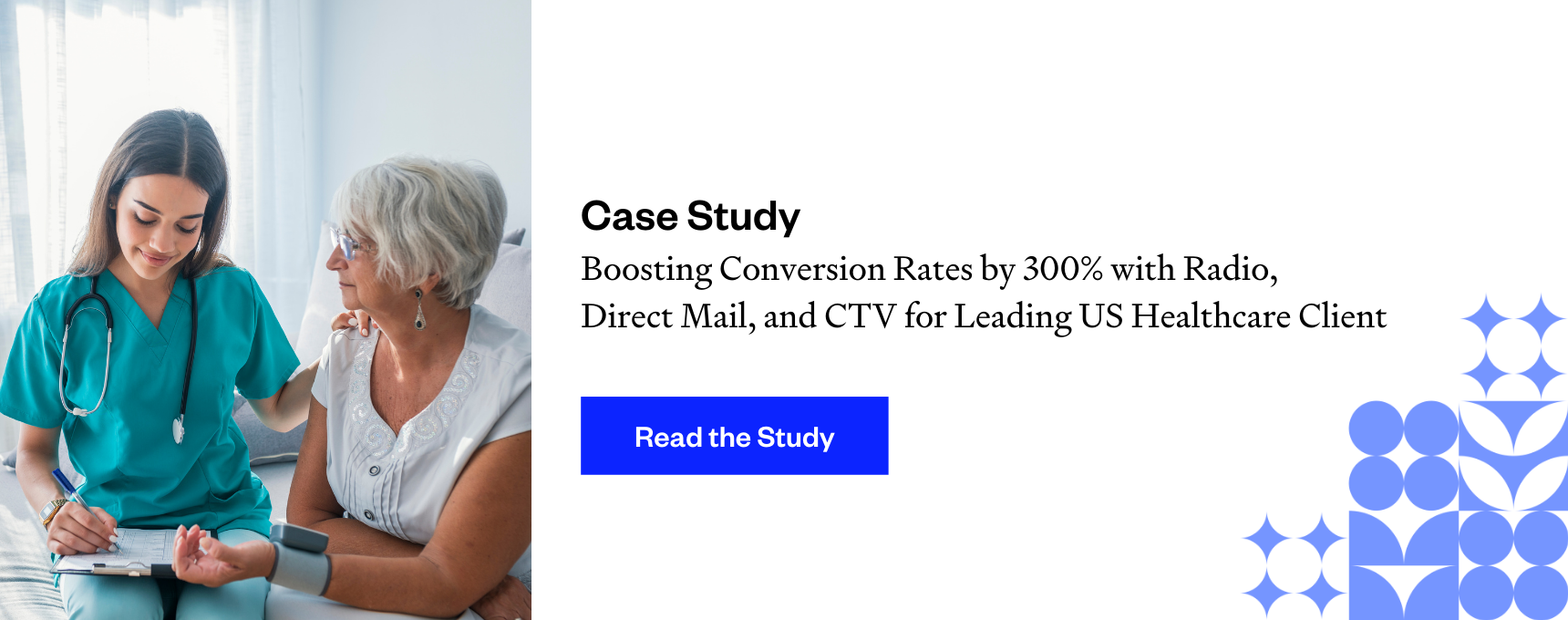 Boosting conversion rates by 300% with radio, direct mail, and CTV for leading US healthcare client