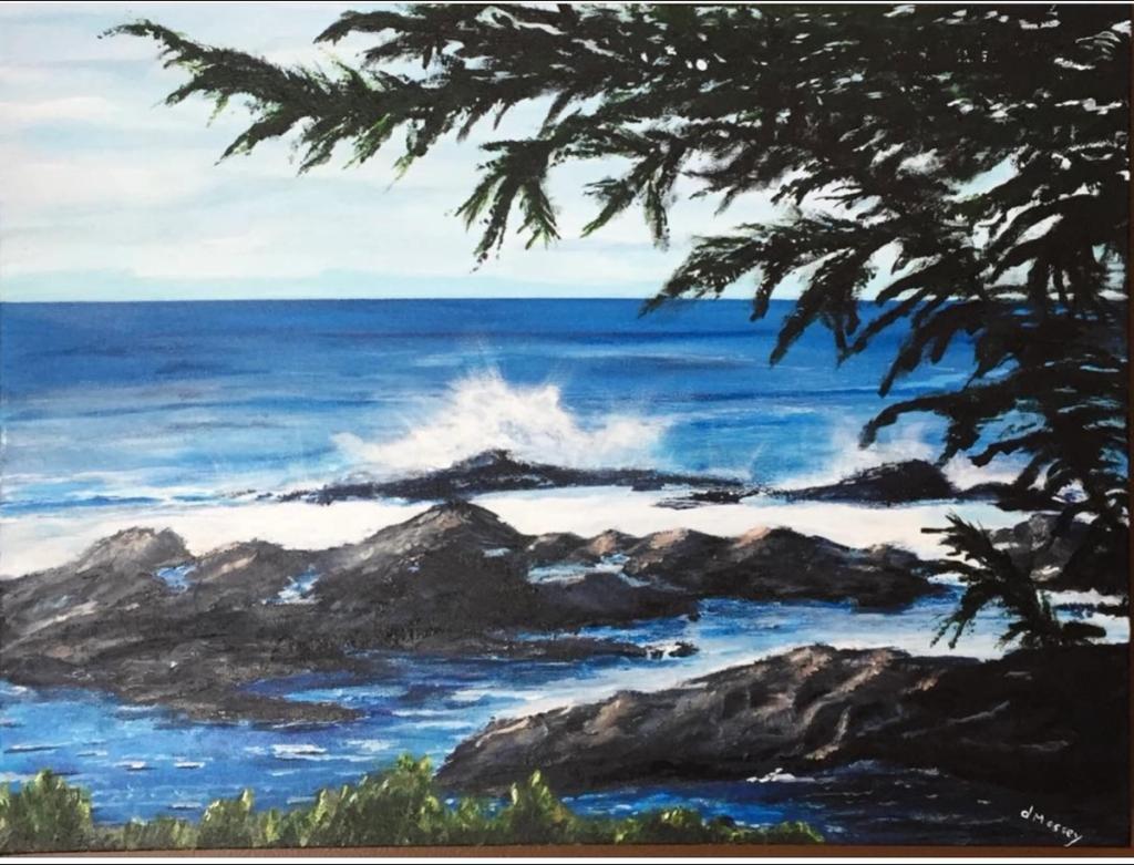 painting Tofino