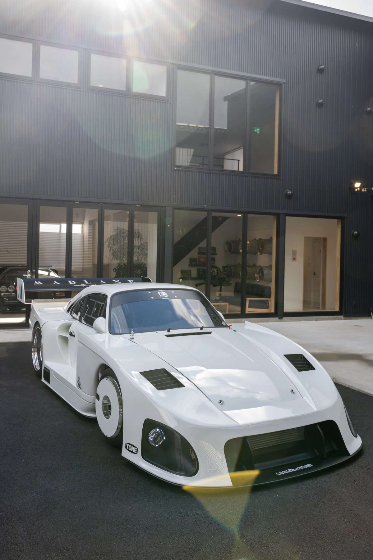 935ML front view with sun flare at Madlane headquarters