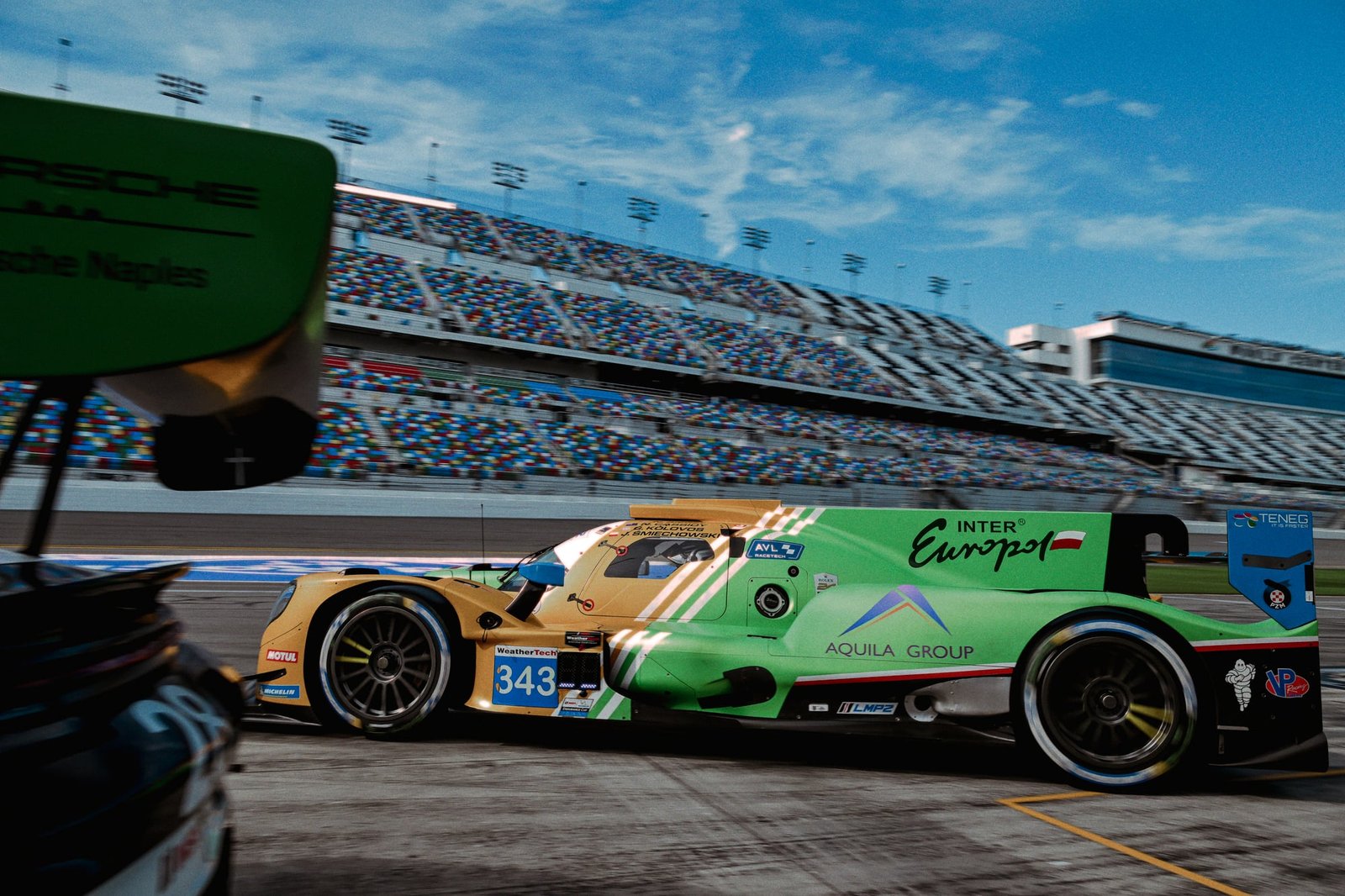 Inter Europol Dallara LMP2 in the new Lange & Lange livery