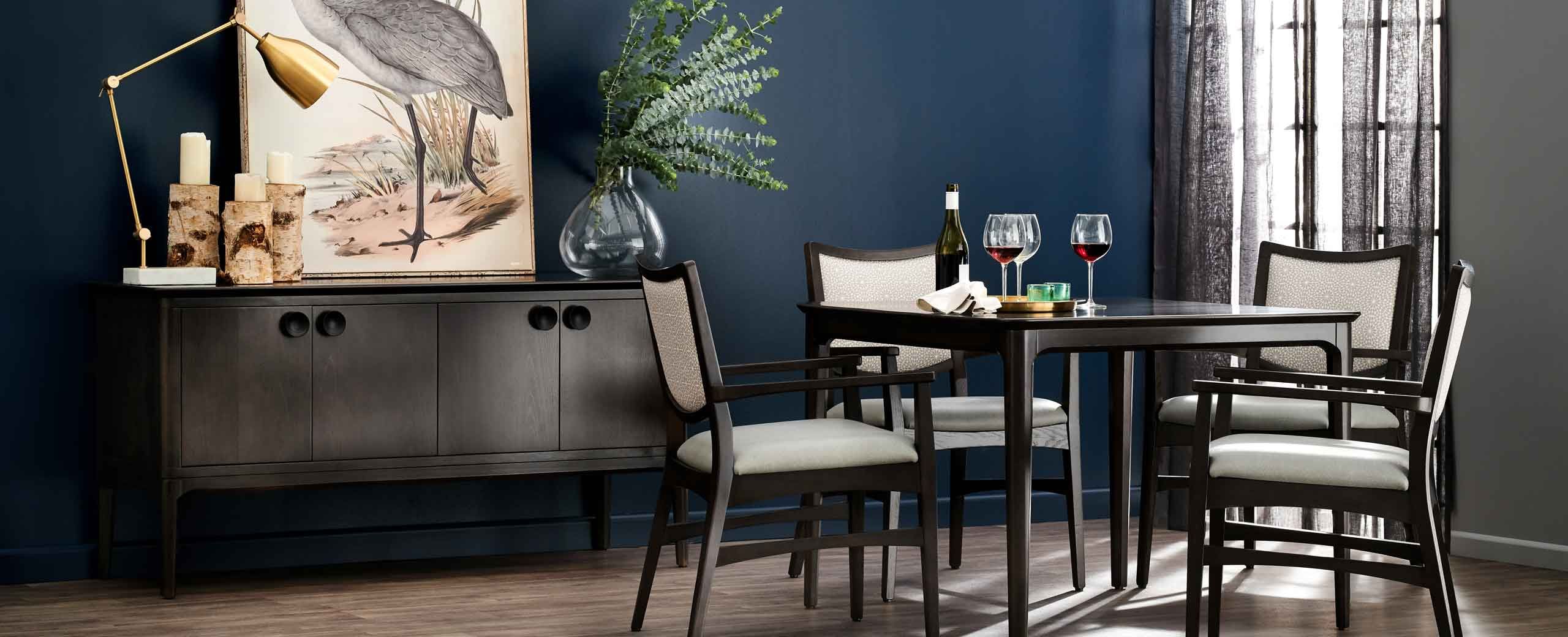 A view of dining table.